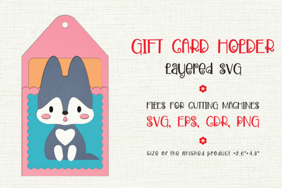 Baby Wolf Birthday Gift Card Holder: 3D SVG Shapes Review