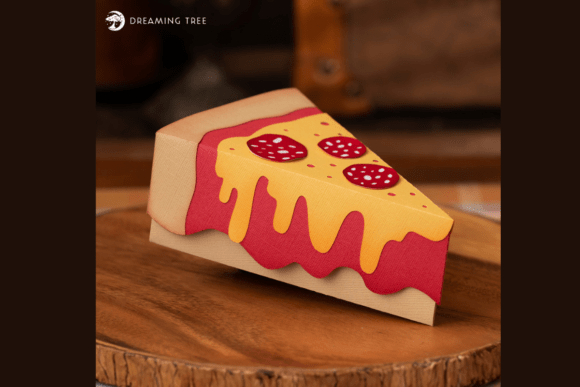 Deep Dish Pizza Box: 3D SVG for Objects