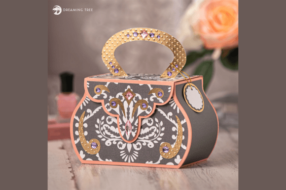 Delightful Damask Bag SVG for Life Events