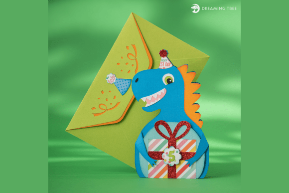 Dinosaur Card SVG: 3D Greeting Cards Review