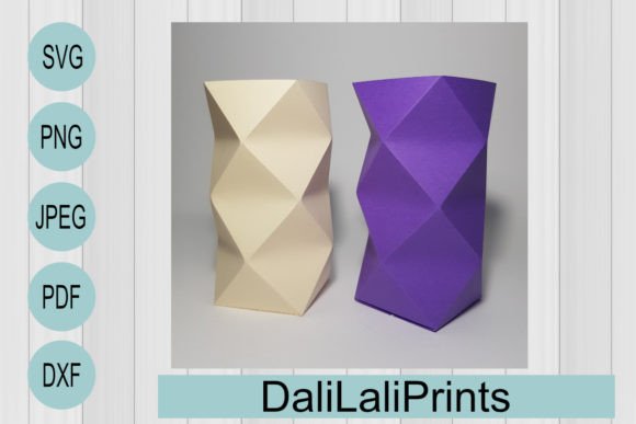 Double Diamond Flower Vase Template Nr 2: A 3D SVG Review