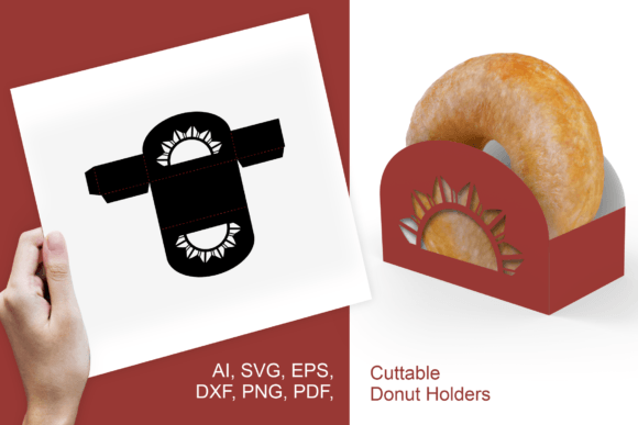 Flower Donut Holder 3D SVG Shapes Review