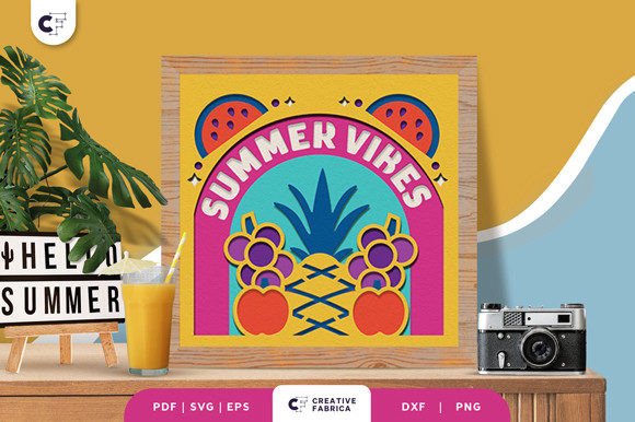 Fresh Summer Fruit 3D Light Box Papercut Review