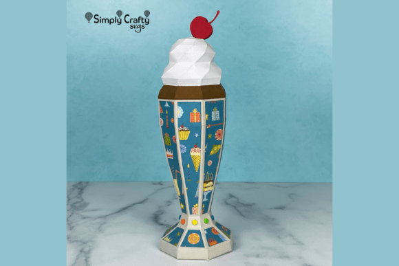 Milkshake SVG: 3D Design for Birthdays