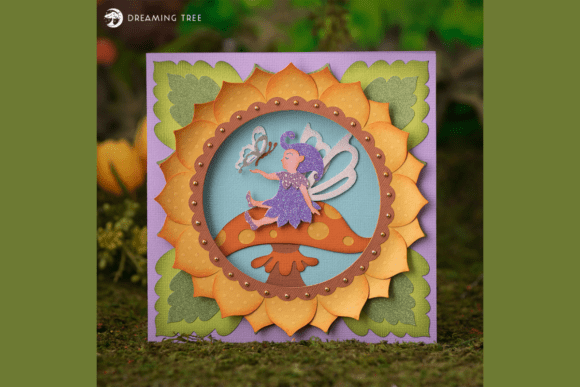 Mushroom Fairy Card SVG: 3D Pop-Up Review