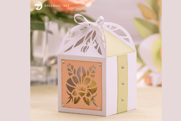 Orchid Favor Box SVG: 3D Objects Review