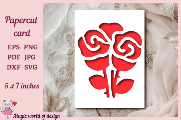 Reviewing Birthday Card A5 Paper Cut SVG